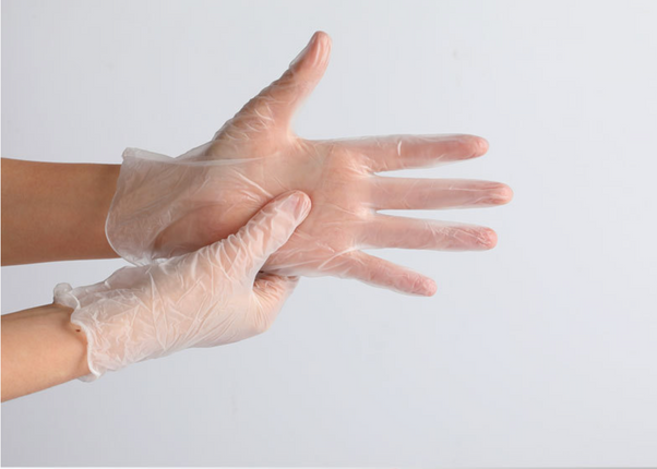 【100枚】使い捨てPVC手袋(S/M/L/XLサイズ)(1箱あたり325円〜)