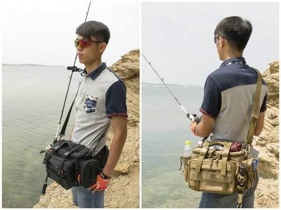 釣りバッグ 大容量 自転車バッグ フィッシングバッグ ルアーエギング