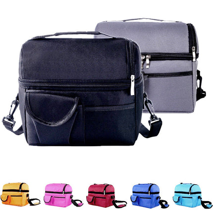 8L 保温バッグ 保冷 軽量 断熱 お弁当箱ボックスバッグ クーラーバッグ アイスクーラー 折りたたみ 2WAY トート フード ランチ 保冷バッグ ソフトクーラー コンパクト エコバッグ 折り畳み メッシ ュポケット付き ショルダーベルト トラベルバック