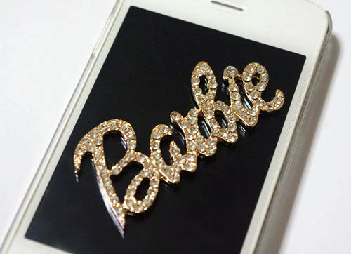 セール★デコパーツ アルファベット Barbie ハンドメイドパーツ アクセサリー デコパーツ シルバー ゴールド ペンダント 金属カメリアパーツ