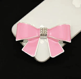 メタルデコパーツ ・キラキラ リボン・ハンドメイドパーツ・アクセサリー・デコパーツ 全3色・金属カメリアパーツ・1個