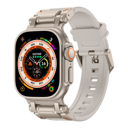 アップルウオッチ Ultra2 バンド 49mm 45mm 44mm 42mm 交換用 TPU スポーツ ベルト Apple Watch ウルトラ バンド 耐衝撃 丈夫 防水 アウトドア バンド 調節可能 防汗 メンズ Apple Watch Ultra2/Ultra Series 9 8 SE2 7 6 に対応 おしゃれ