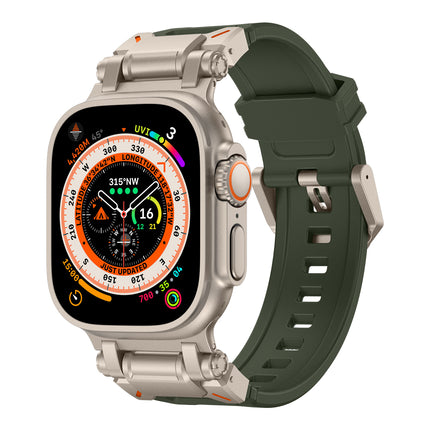 アップルウオッチ Ultra2 バンド 49mm 45mm 44mm 42mm 交換用 TPU スポーツ ベルト Apple Watch ウルトラ バンド 耐衝撃 丈夫 防水 アウトドア バンド 調節可能 防汗 メンズ Apple Watch Ultra2/Ultra Series 9 8 SE2 7 6 に対応 おしゃれ