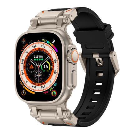 アップルウオッチ Ultra2 バンド 49mm 45mm 44mm 42mm 交換用 TPU スポーツ ベルト Apple Watch ウルトラ バンド 耐衝撃 丈夫 防水 アウトドア バンド 調節可能 防汗 メンズ Apple Watch Ultra2/Ultra Series 9 8 SE2 7 6 に対応 おしゃれ