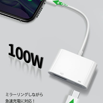 USB Type-C HDMI 変換アダプタ 【新バージョン】タイプ C HDMI 変換アダプタ 4K 映像出力 設定不要 100W急速充電 for iphone15 16 hdmi tv 変換ケーブル 音声同期出力 遅延なし av/TV視聴 Thunderbolt3対応 ナイロン編み type-c機器に対応