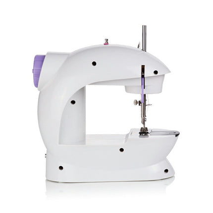 電動ミシン202 初心者でも使いやすい コンパクト ミシン　コンセント/電池両対応　本体 電動ミシン コンピュータミシン 機能充実 簡単操作 フリーアーム 手芸 アパレル NEWミシン 最新版