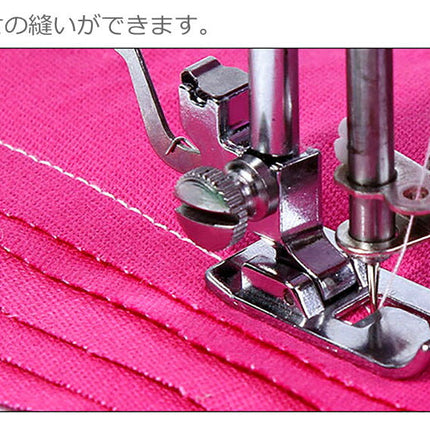 電動ミシン505a PSE認証 コンパクト 小型 家庭用 初心者 12種類の縫い目 フットコントローラー コンセント/電池両対応 ACアダプタと単三電池 2WAY給電 コンピュータミシン スピード調整可 返し縫いDIY フットペダル 日本語説明書 機能充実 簡単操作 フリーアーム