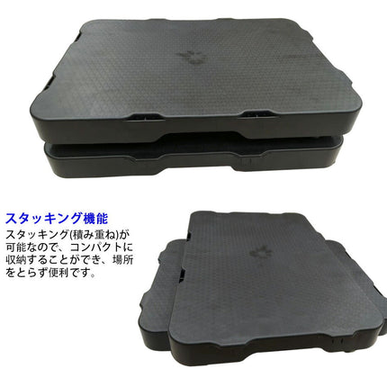 連結平台車1台 耐荷重30KG 静音キャスターorナイロンキャスター 60×40cm台車 縦横連結可能 滑り止め 家庭用 業務用