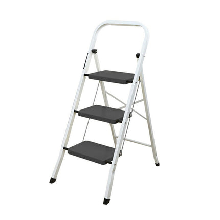 A型 踏み台 2段 3段 4段 脚立 折りたたみ ワイド ステップ幅30cm 耐荷重150kg 軽量 スチール製 おしゃれ ステップチェア 階段 はしご ステップスツール 大人 子供 踏台 昇降 ステップ台 掃除 洗車台 台所 キッチン お手伝い 洗面所 洗面台