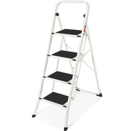 A型 踏み台 2段 3段 4段 脚立 折りたたみ ワイド ステップ幅30cm 耐荷重150kg 軽量 スチール製 おしゃれ ステップチェア 階段 はしご ステップスツール 大人 子供 踏台 昇降 ステップ台 掃除 洗車台 台所 キッチン お手伝い 洗面所 洗面台