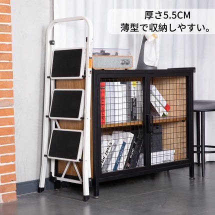 A型 踏み台 2段 3段 4段 脚立 折りたたみ ワイド ステップ幅30cm 耐荷重150kg 軽量 スチール製 おしゃれ ステップチェア 階段 はしご ステップスツール 大人 子供 踏台 昇降 ステップ台 掃除 洗車台 台所 キッチン お手伝い 洗面所 洗面台