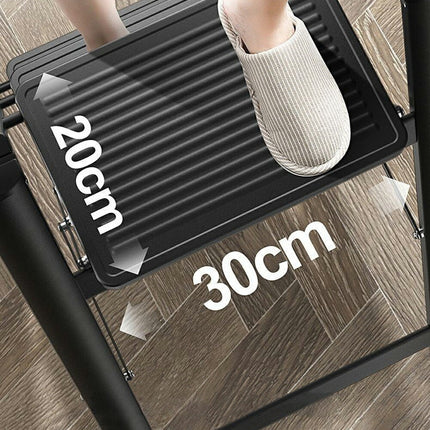 U型  踏み台 2段 3段 4段 脚立  ハンドルなし おしゃれ 洗車台 折りたたみ 大掃除 折りたたみステップ ステップスツール 軽い 梯子 収納 ステップ台 はしご 高所 作業 滑り止め付き 軽量 脚立 コンパクト ブラック ホワイト 黒 白 ディスプレイラック