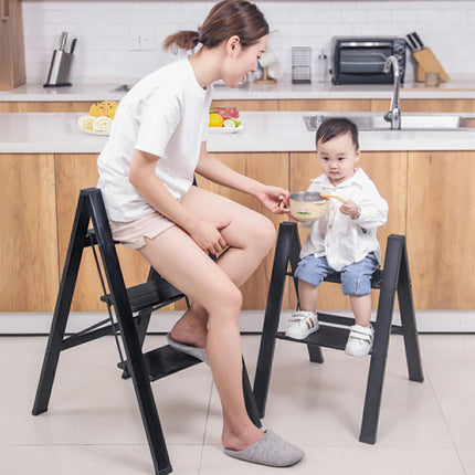 U型  踏み台 2段 3段 4段 脚立  ハンドルなし おしゃれ 洗車台 折りたたみ 大掃除 折りたたみステップ ステップスツール 軽い 梯子 収納 ステップ台 はしご 高所 作業 滑り止め付き 軽量 脚立 コンパクト ブラック ホワイト 黒 白 ディスプレイラック