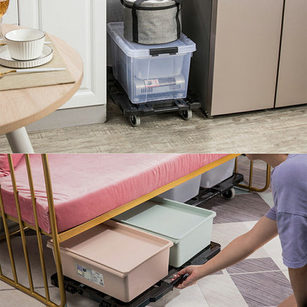 連結平台車 1台  耐荷重 80KG 静音キャスターorナイロンキャスター 60×40cm台車 縦横連結可能 滑り止め 家庭用 業務用 耐荷重 80KG