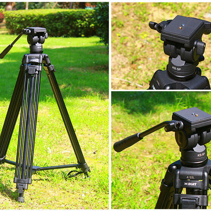 三脚3段 ビデオカメラ用 スリック 専用ケース付き　高さ170cm　