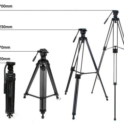 三脚3段 ビデオカメラ用 スリック 専用ケース付き　高さ170cm　