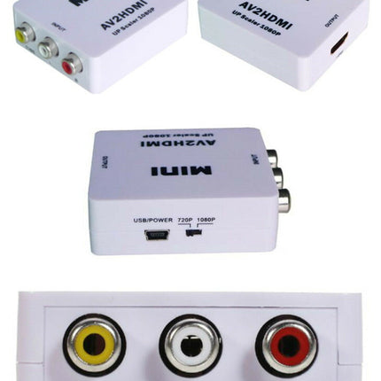 AV to HDMI コンバーター 高画質 変換器 1080P ゲーム KZ-AVMI　