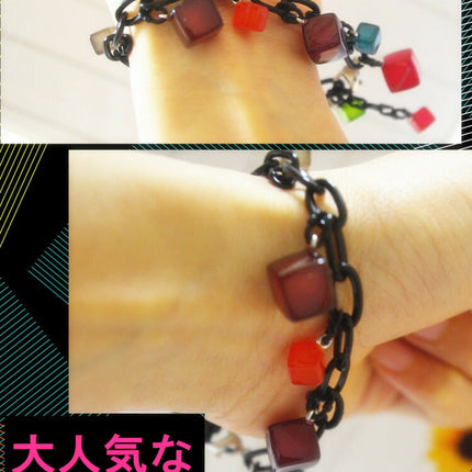 在庫処分★アズナヴール（aznavour)サイコロ　 ブレスレット　セルロースアセテート　レディースアクセサリー