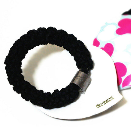 在庫処分★Aznavour　アズナヴール　アニマル柄　ヒョウ柄　ハート　ヘアゴム　ポニーテール ヘアゴム ヘアアクセサリー