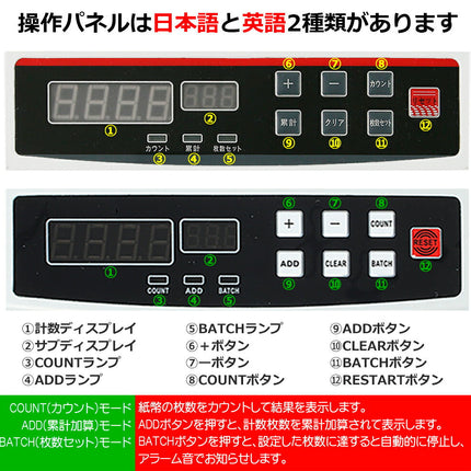子機付き【安心保証】マネーカウンター 紙幣計算機 卓上タイプ お札 カウンター 紙幣カウンター デジタル表示 高速カウント 紙幣数え機 卓上 マネーカウンター 日本語説明書マネーカウンター 紙幣カウンター 卓上タイプ 紙幣計算機