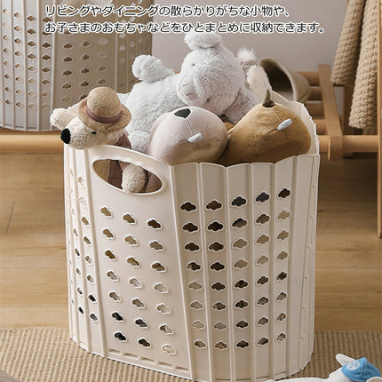 洗濯かご ランドリーバッグ 収納バスケット 脱衣かご 防水 折りたたみ 50L大容量 取っ手付き 持ち手 省スペース 軽い 軽量 収納 洗濯 かご洗面所  買い物かご