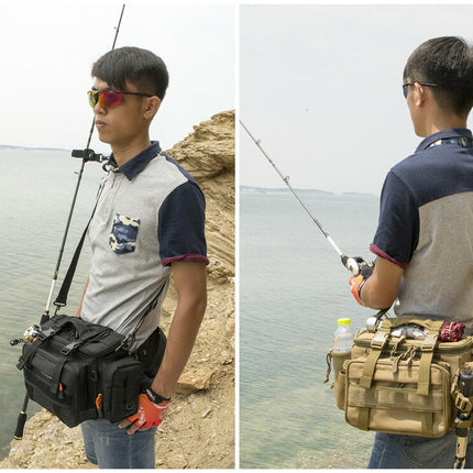 釣りバッグ 大容量 自転車バッグ フィッシングバッグ　ルアーエギング