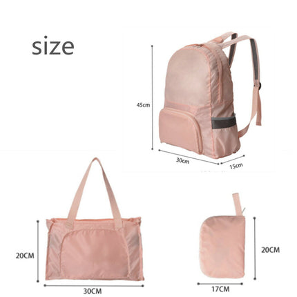 携帯リュック 折りたたみバッグ 超軽量  エコバッグ トートバッグ ハイキングデイパック  25L~30L大容量