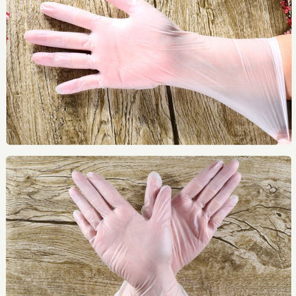 【4000枚】NPV厚手使い捨てPVC手袋 ロングタイプ 28cm（S/M/Lサイズ）