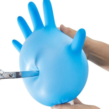 ★今がチャンス！★【OUTLET】 使い捨てニトリル手袋(SS/S/M/Lサイズ) ブルー　100箱