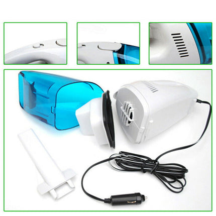 車用掃除機 車載用 ハンディクリーナー パワフル12V電源 細ノズル付き  愛車 カー用品 カークリーナー 小型 掃除機 カーシート 隙間 掃除