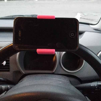 CCホルダー ハンドル エアコン 通風口取り付け 車載ハンドルスマホホルダー iPhone スマートフォン 自転車 車載ホルダー ステアリング ハンドル ハンズフリー 携帯 スマホ ホルダー スタンド 安全な素材 コンパクト 車グッズ 全機種対応 車載取付