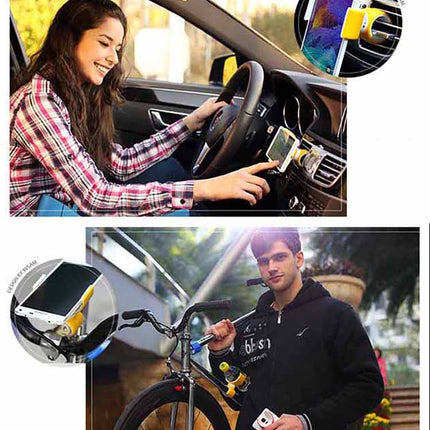 CCホルダー ハンドル エアコン 通風口取り付け 車載ハンドルスマホホルダー iPhone スマートフォン 自転車 車載ホルダー ステアリング ハンドル ハンズフリー 携帯 スマホ ホルダー スタンド 安全な素材 コンパクト 車グッズ 全機種対応 車載取付