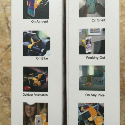 CCホルダー ハンドル エアコン 通風口取り付け 車載ハンドルスマホホルダー iPhone スマートフォン 自転車 車載ホルダー ステアリング ハンドル ハンズフリー 携帯 スマホ ホルダー スタンド 安全な素材 コンパクト 車グッズ 全機種対応 車載取付