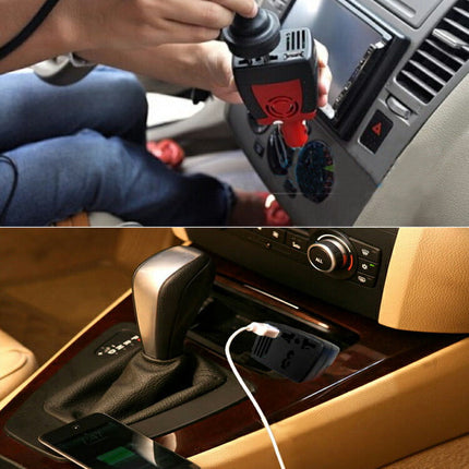 インバーター 150W DC to AC (12V to 110V) パワーインバーター変換プラグ　充電器 マルチ電源変換アダプター　全世界対応マルチコンセント AC 車載 家電 スマホ iPhone USB出力5V 2.1A　充電用