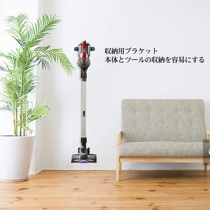 掃除機 コードレス 2in1 コードレス掃除機 サイクロン式 オラージュ 充電式 強力吸引 8000Pa 小型 コンパクト 軽量 ハンディクリーナー 車用掃除機 スティッククリーナー サイクロンクリーナー コードレスクリーナー