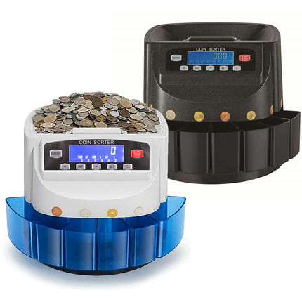 アップグレード版 新500円対応 正確率99.9％ 高精度 高速コインカウンター コインソーター 硬貨カウンター 硬貨計数機  コイン計数機 COIN COUNTER マネーカウンター 日本硬貨選別計数機  日本語表記 簡単操作 高速計数 異物検出 精密大容量 故障診断 日本語説明書