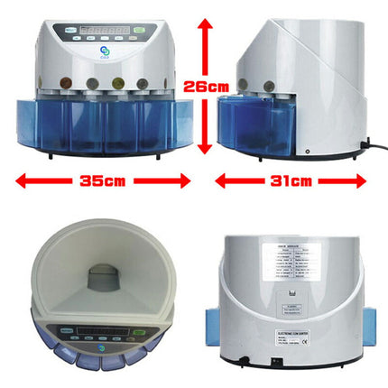 正規品一年保証★PSE認証★高速コインカウンター ★日本語説明書付 硬貨計数機 COIN COUNTER　マネーカウンター　コインソーター　硬貨カウンター自動計算コインカウンター★日本国内正規代理店