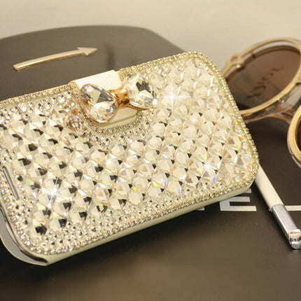 訳あり★在庫処分★iphone6iphone6S　iphone6 plus デコケース　横開き　手帳型 スタンド式 レザーケース カード入れ付　リボン付き  アイフォンデコケース ハードケース