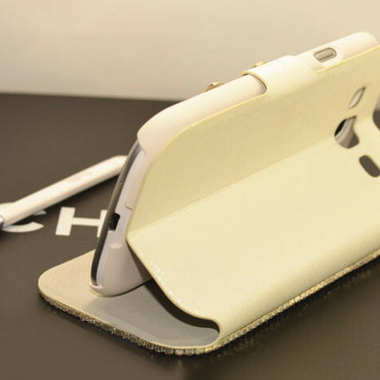 訳あり★在庫処分★iphone6iphone6S　iphone6 plus デコケース　横開き　手帳型 スタンド式 レザーケース カード入れ付　リボン付き  アイフォンデコケース ハードケース