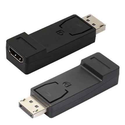 DP to HDMI ディスプレイポート変換アダプタDisplayport to HDMI TypeA 1920×1080 フルHD解像度対応 4K非対応 オス メス コンバータ