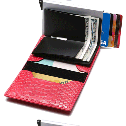 マイナンバーカード ケース カードケース 男女兼用 メンズ レディース カード入れ マネークリップ 付き 定期入れ 免許証入れ スキミング防止 アルミニウム PUレザー 三つ折り 薄型 大容量　EWISE