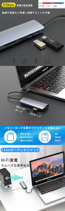 USB ハブ 10in1 デュアルHDMI VGA イーサネット 3.5mm ハブ 4K対応 USB3.0 PD対応 SDカードリーダー microSD 100W 変換 アダプタ タイプC ノートパソコン ノートPC Chromebook surface PC iPad mini6 Air5/4 Pro Android Mac