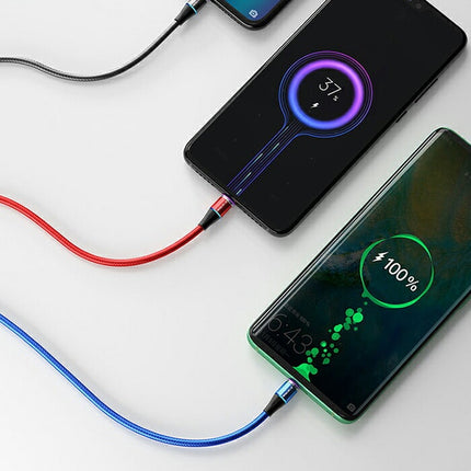 [選べる4色 1m×3本セット] 12代 3in1 マグネット充電ケーブル 急速充電 マグネット 充電ケーブル  lightningケーブル ライトニング 急速 マイクロUSB 充電器 コネクタ iPhone 充電ケーブル アンドロイド