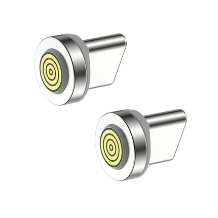 360度回転 マグネット端子2個セット 3A 急速充電 データ転送 MicroUSB ライトニング Type c　14代＆12代　互換性あり