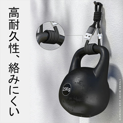 [選べる4色 1m×2本セット] 12代 3in1 マグネット充電ケーブル 急速充電 マグネット 充電ケーブル 急速 スマホ 充電器 コネクタ iPhone 12 アンドロイド マルチ セット 充電 Lightning ライトニング タイプc