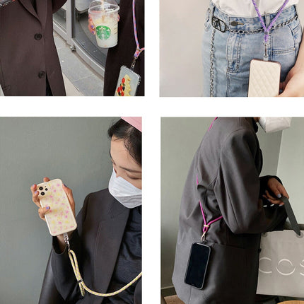 スマホショルダー スマホストラップ 携帯ストラップ  ストラップホルダー ストラップ紐 肩掛け 首掛け 斜めがけ 肩紐 ロングストラップ 落下防止 スマホケース 挟むだけ iPhone android エクスペリア 全機種対応