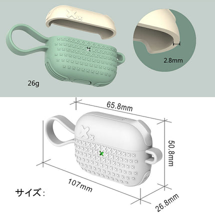 airpods pro ケース おしゃれ 可愛い シンプル エアーポッズ かわいい シリコン カバー エアーポッズ アクセサリー