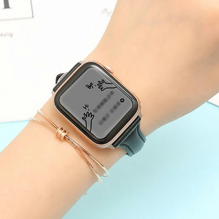 アップルウォッチ バンド 本革 ベルト apple watch series 8 7 6 5 4 3 2 1 SE レザー 38mm / 40mm / 41mm / 42mm / 44mm / 45mm  レザーバンド アップル ウォッチ レディース 時計ベルト 時計バンド 革ベルト