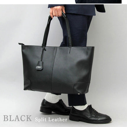 トートバッグ 牛革 メンズ 横幅約55センチ! ビジネスバッグ 大きめ ビジネストート ビジネスバック 鞄 仕事用 通勤用 通勤鞄 大容量 出張 男性用 レザー B4 ブラック ブラウン ネイビー 黒 茶 紺 オンオフ兼用ビッグトート かっこいい 大きいサイズ シンプル ギフト 男性