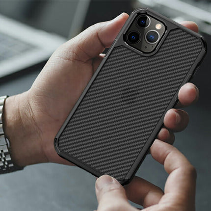 EWISE iPhone12 ケース iPhone 12 Pro 用 ケース iphone 12 Pro Max ケース iphone12 mini ケース カーボンデザイン 指紋防止 カバー 薄型ケース マット仕上げ 擦り傷防止 ワイヤレス充電対応